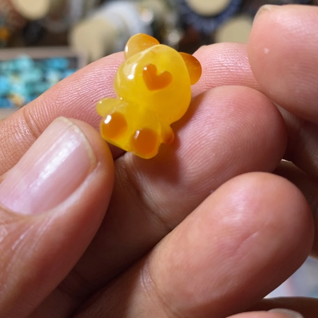 蜜蜡未镶嵌裸石配饰