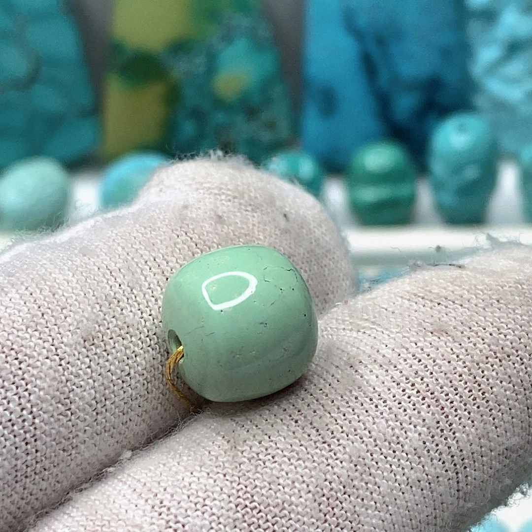 绿松石未镶嵌天然原矿 地大质检