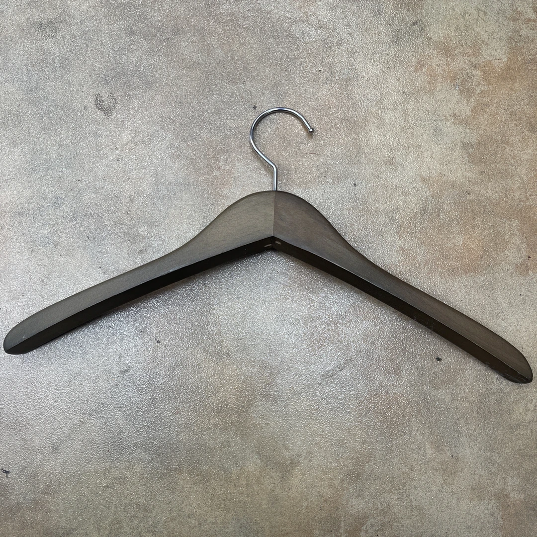 实木防滑衣架 发6个