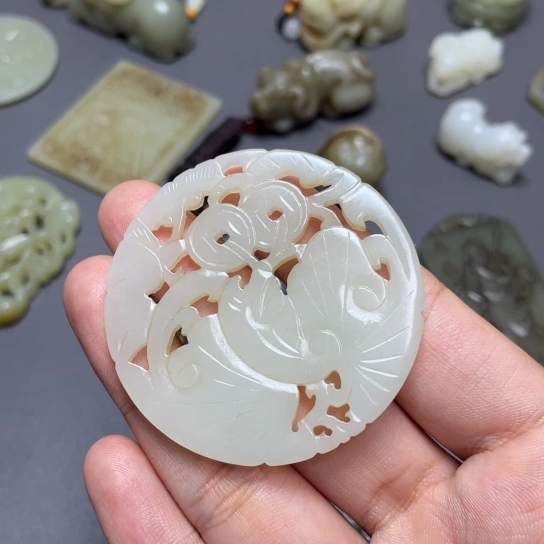 和田玉未镶嵌颈饰@***二