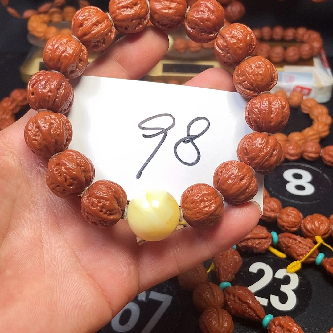 文玩核桃手串八棱20