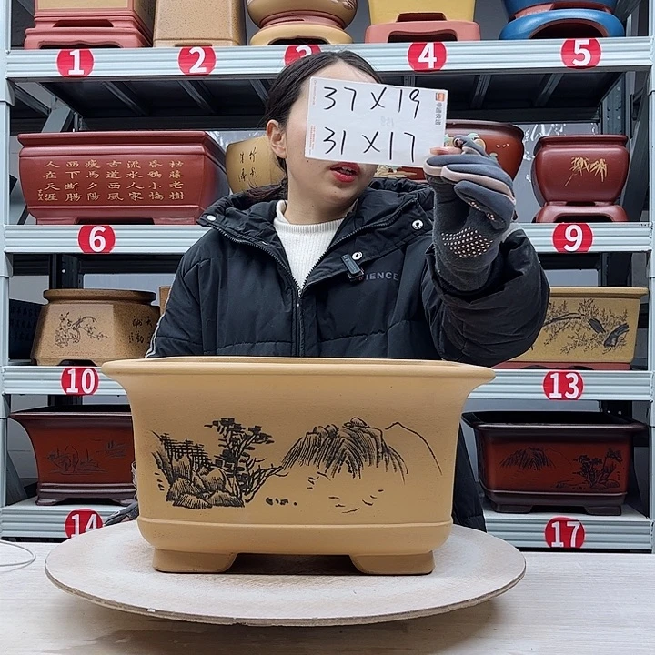 紫砂花盆紫砂花盆