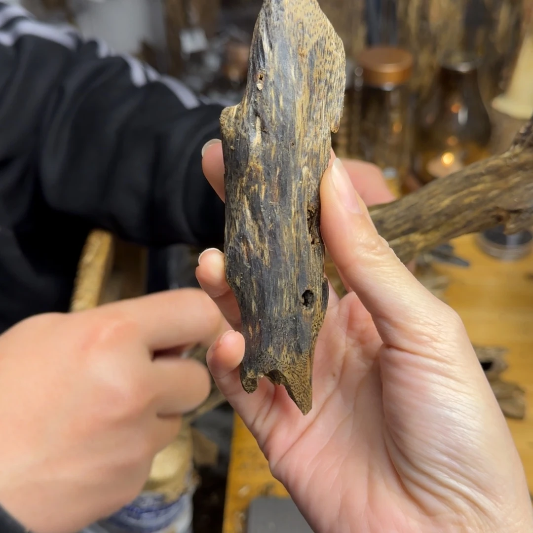 沉香沉香碎屑张勺子品种块料21克