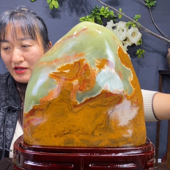 石材精品古青石摆件
