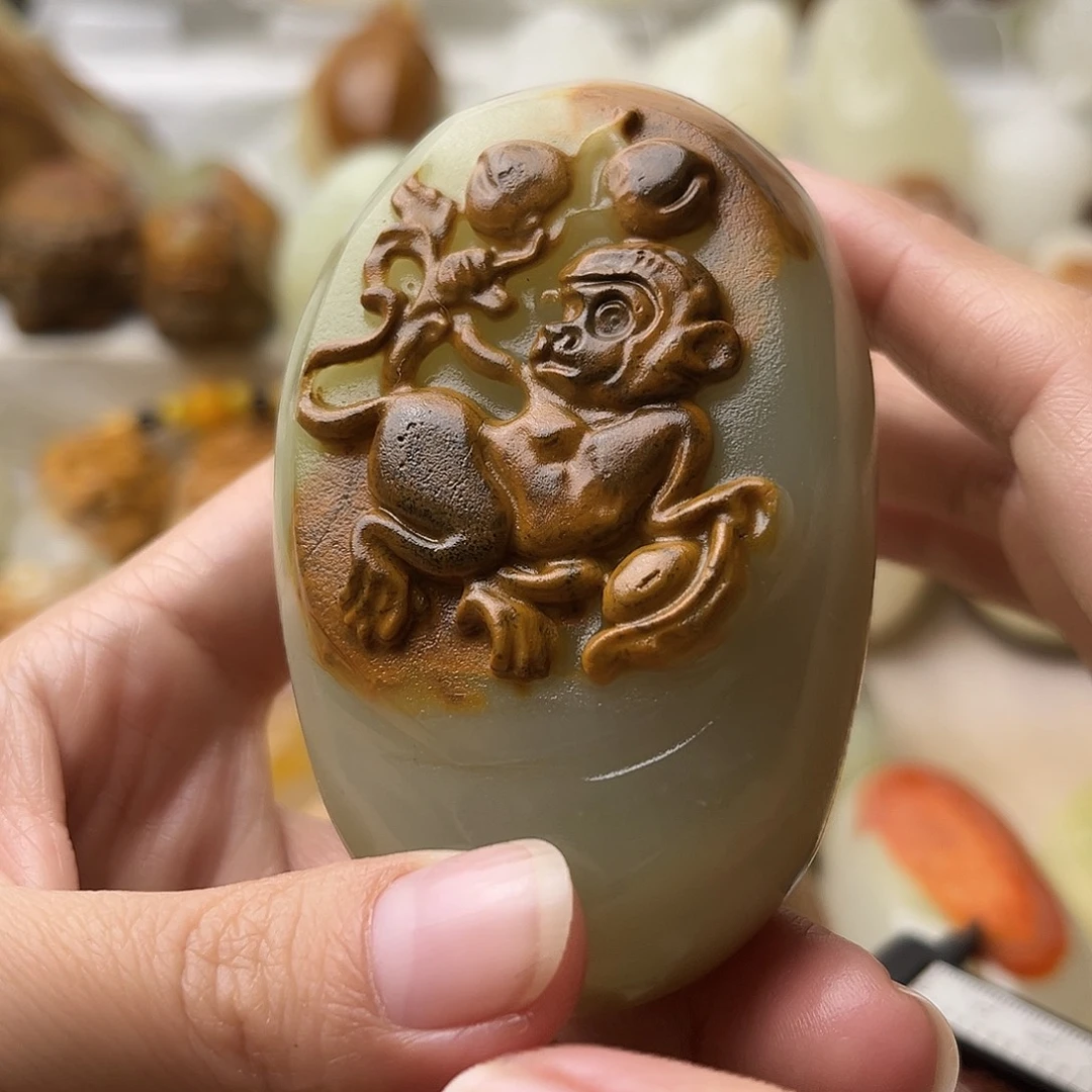 石材古青石不退换猴