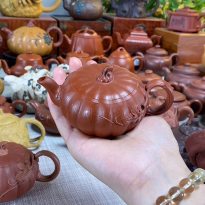 【闪购商品】茶壶紫砂南瓜160毫升