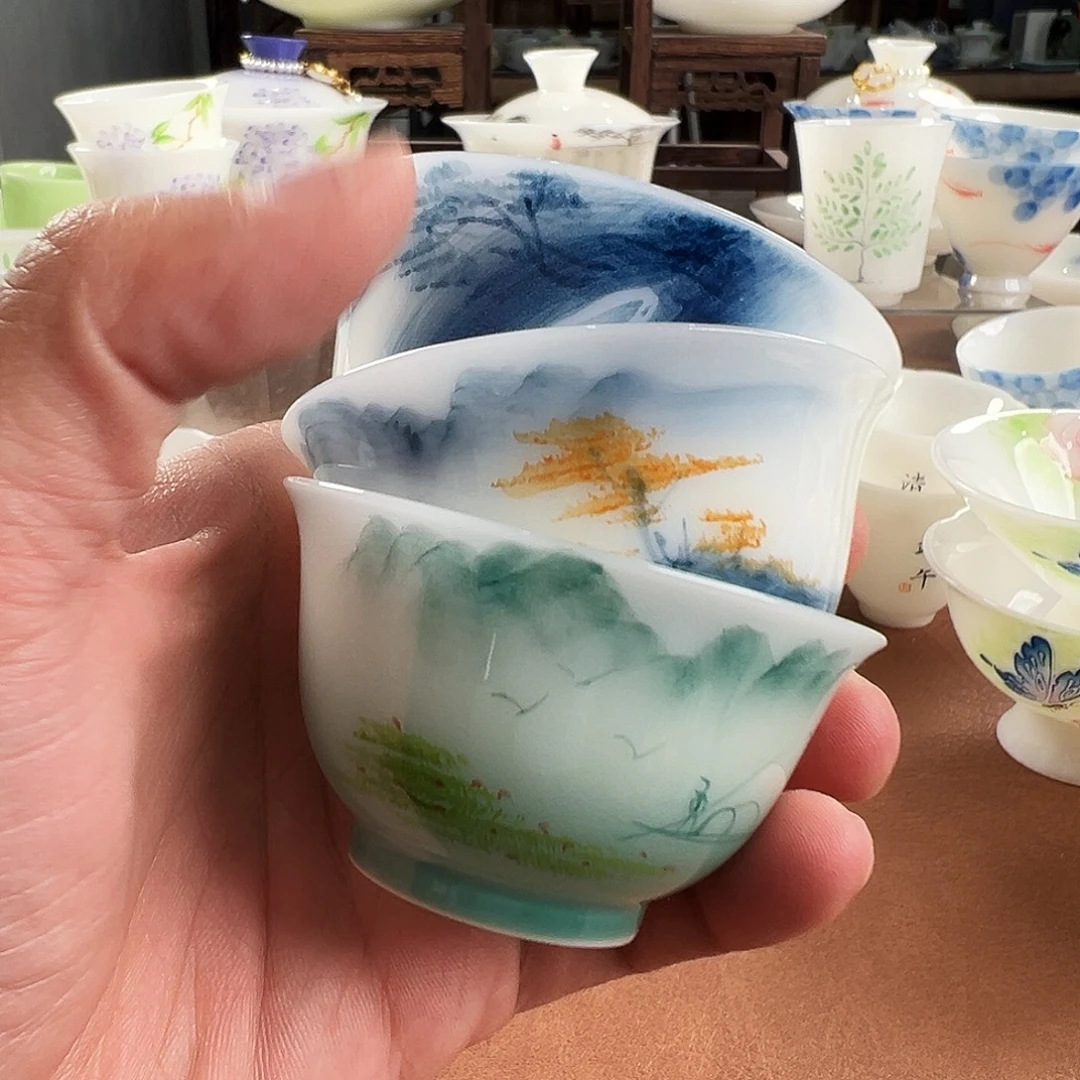 杯子陶璞玉陶瓷茶具分享给您