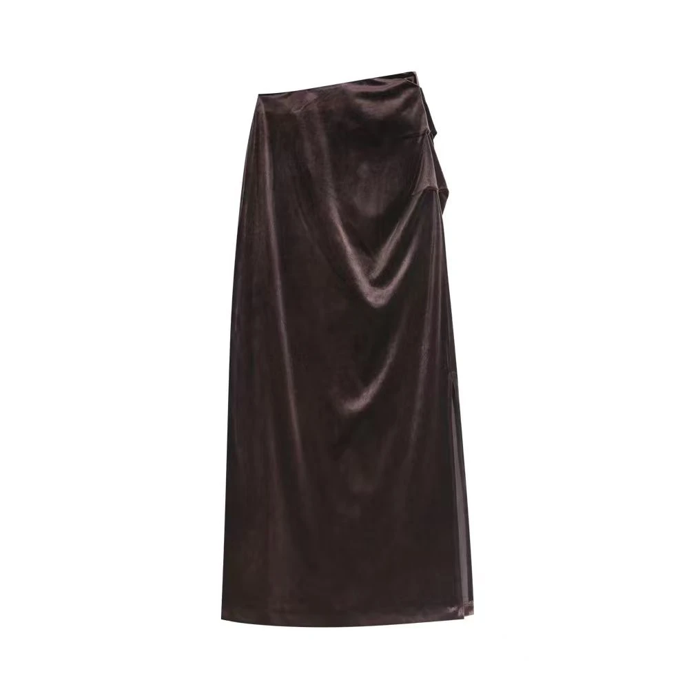 【封后轻奢设计】新款复古高级感百搭格子半身裙8833163