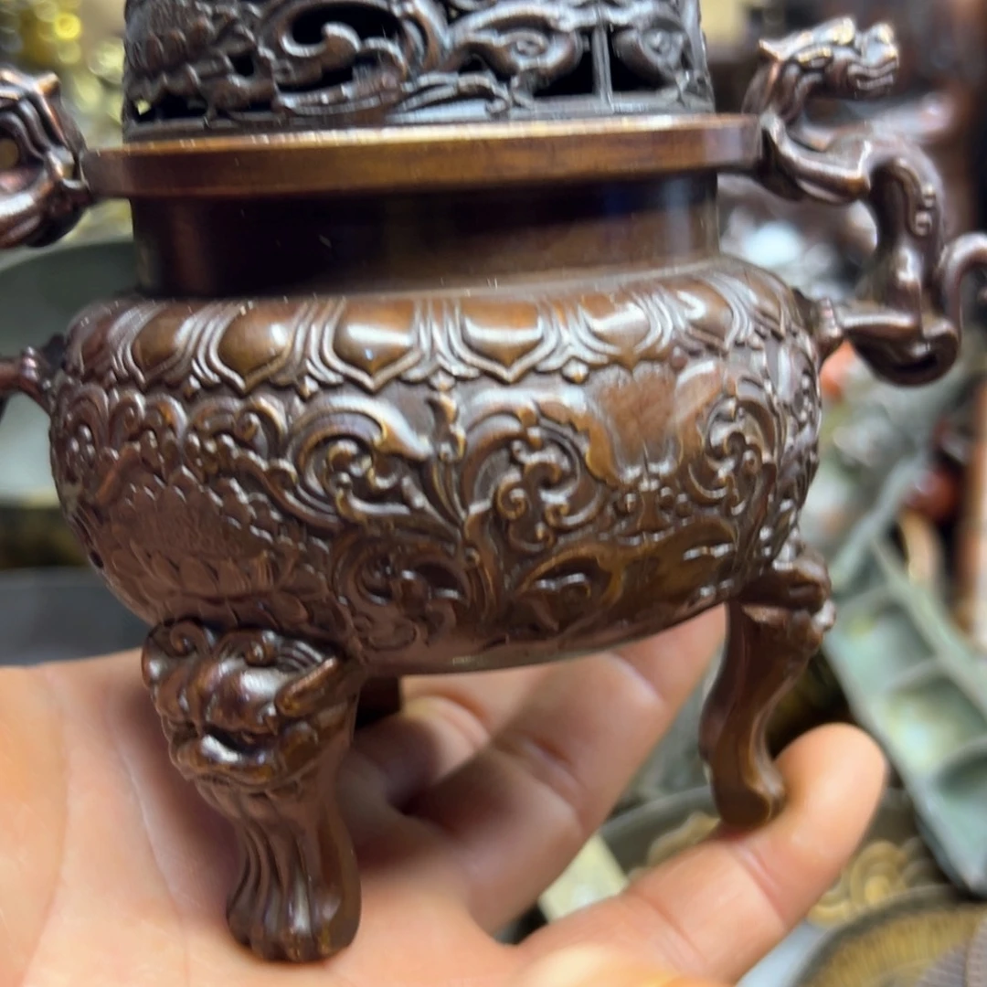 铜摆件欢迎欢迎你