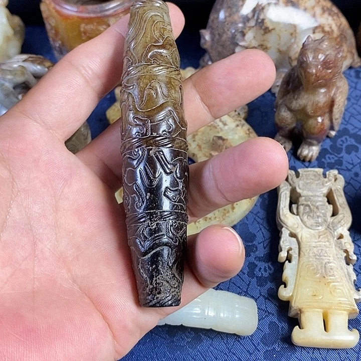 S***y和田玉未镶嵌颈饰