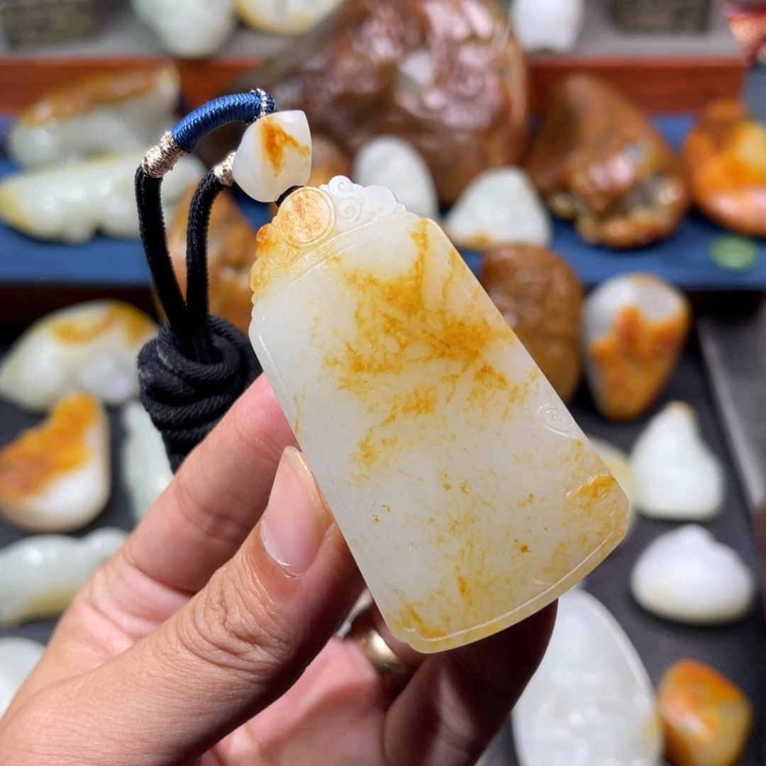 吊坠(不含链)未镶嵌和田玉