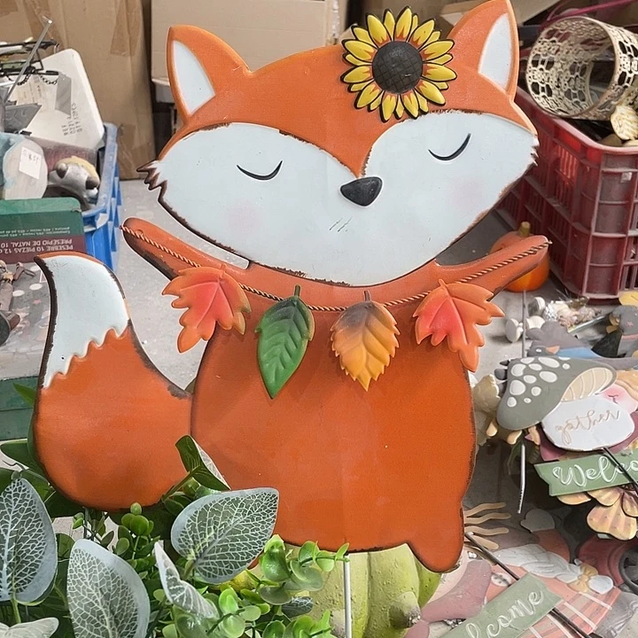 铁狐狸花插花插狐狸