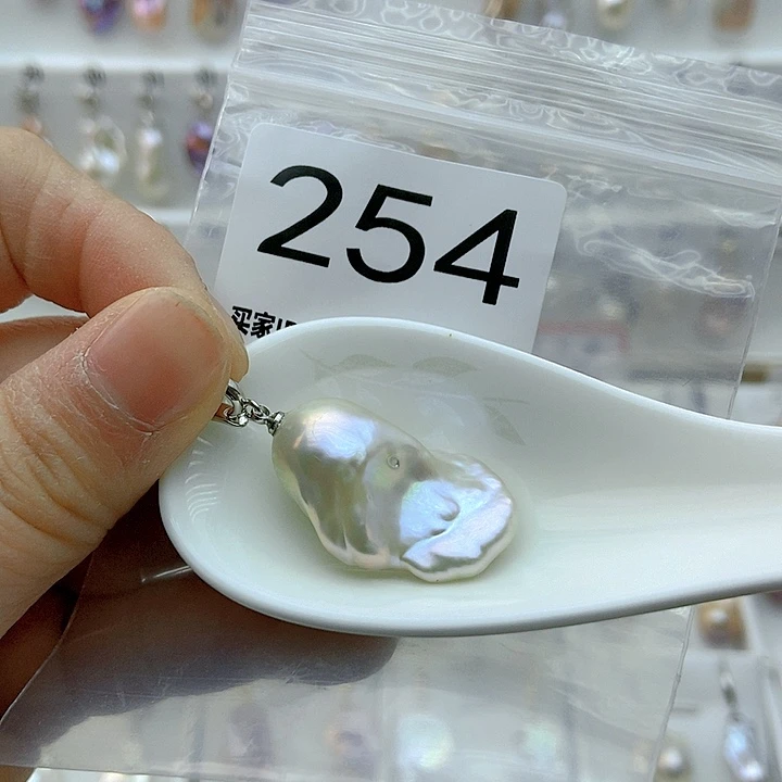 淡水珍珠颈饰银S925镶嵌