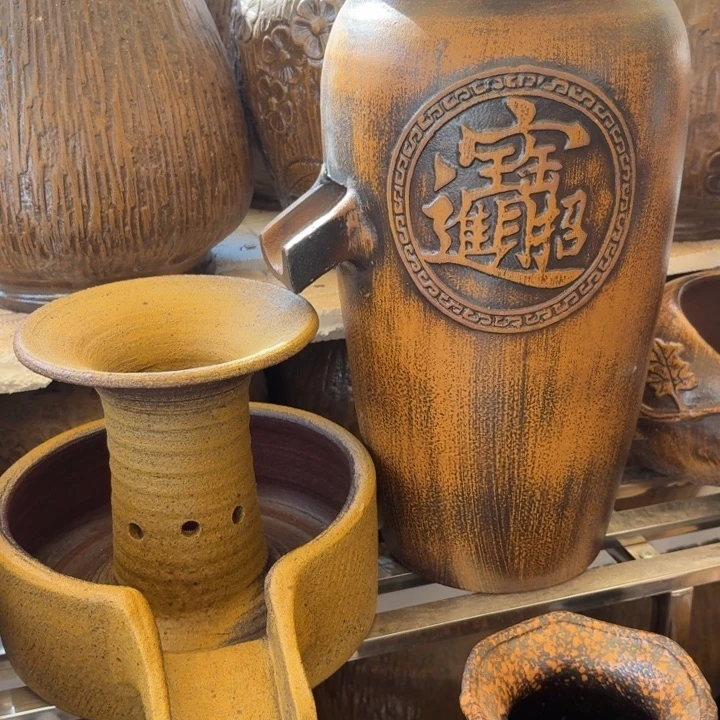 粗陶口径19/39，17/23/19➕15W水泵➕水管➕过滤棉