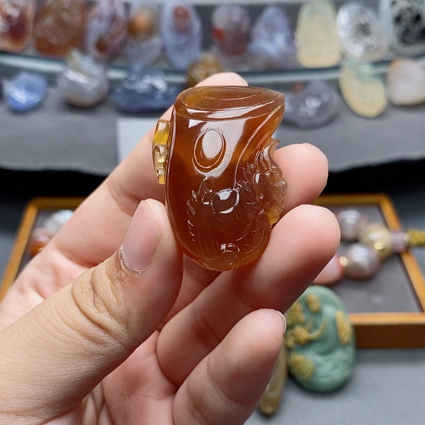 【闪购商品】未镶嵌吊坠定制玛瑙