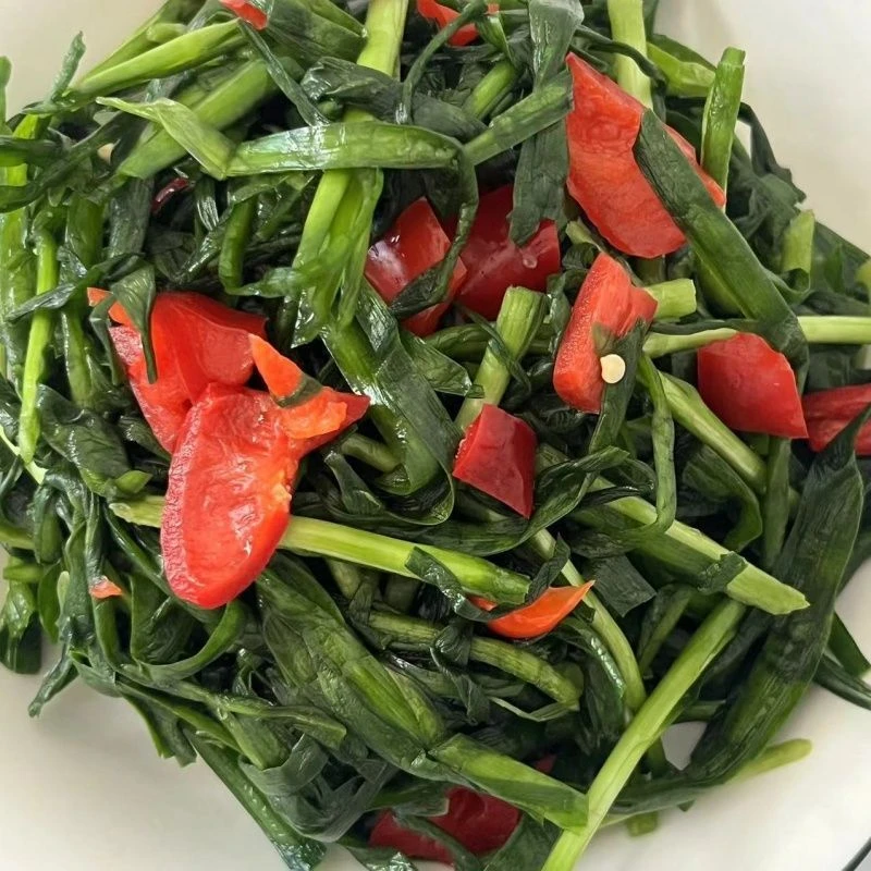 安徽农家手工腌制咸韭菜辣椒农村小韭菜无添加现做现发下饭咸菜