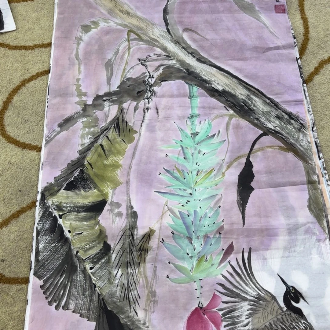 国画赵家爱老师作品刘