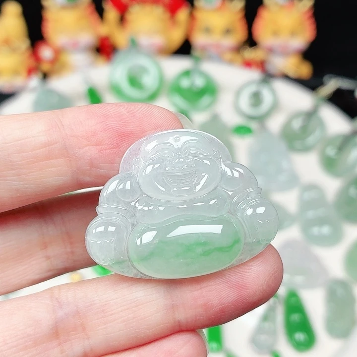 颈饰未镶嵌翡翠缅甸天然A货翡翠