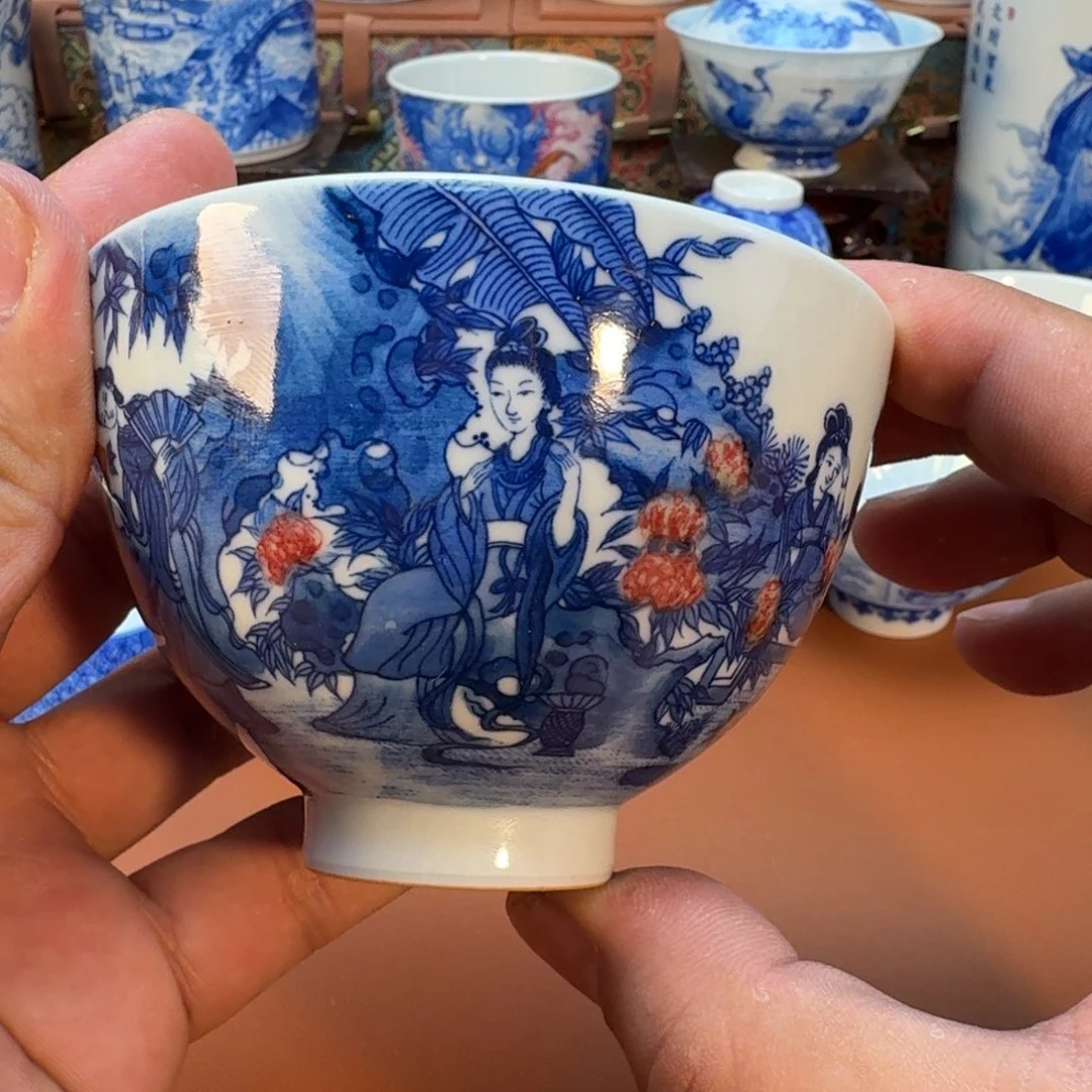 自***在杯子景德镇全手工手绘陶瓷