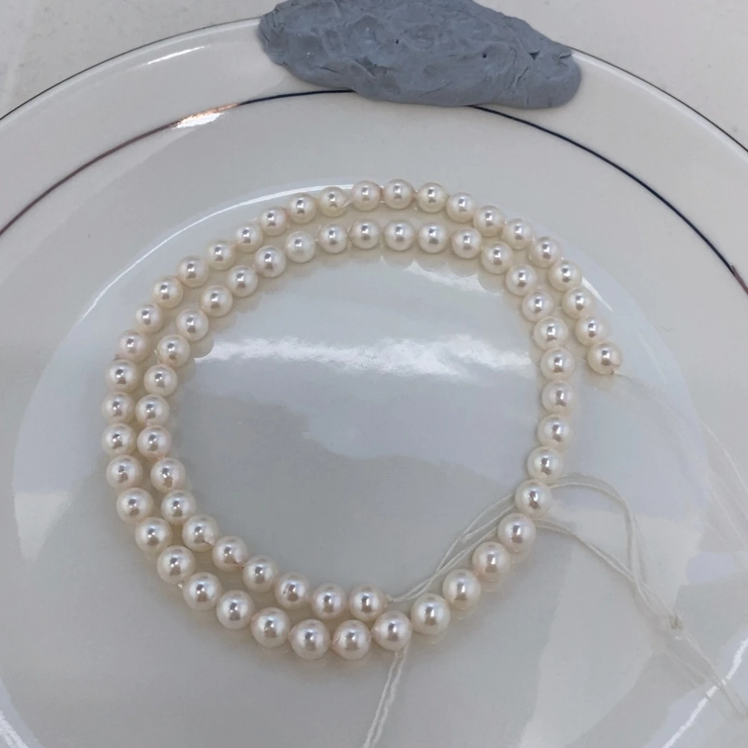 海水珍珠裸珠AK小米串5.5～6