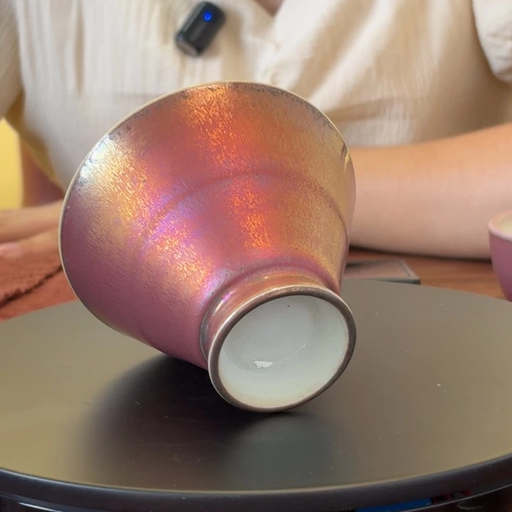 003主人杯彩金传统工艺茶器作品
