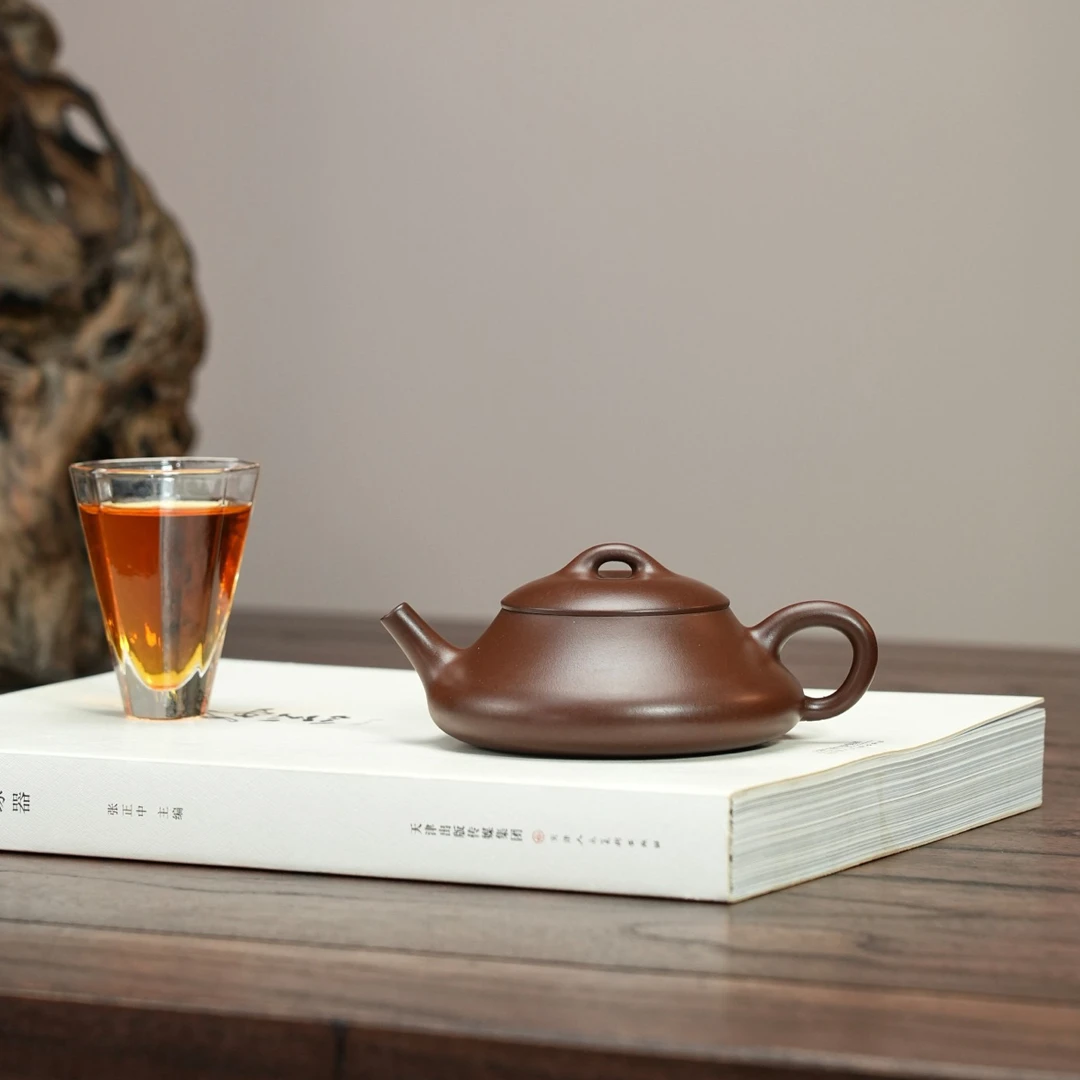 【纳瓢·实用款】原矿优质老紫泥·160cc·9孔