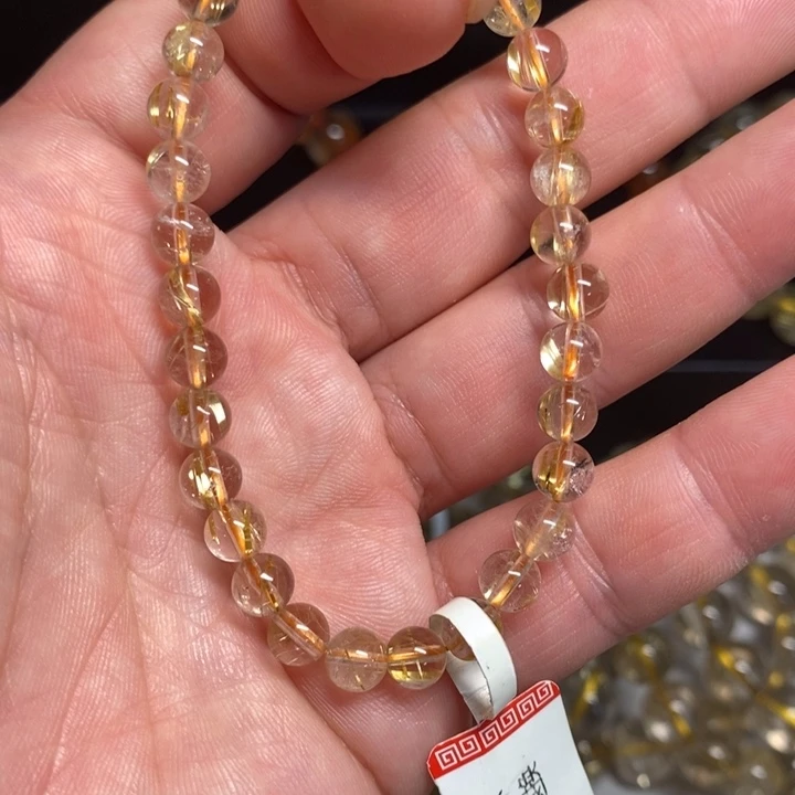 未镶嵌手链水晶天然钛晶