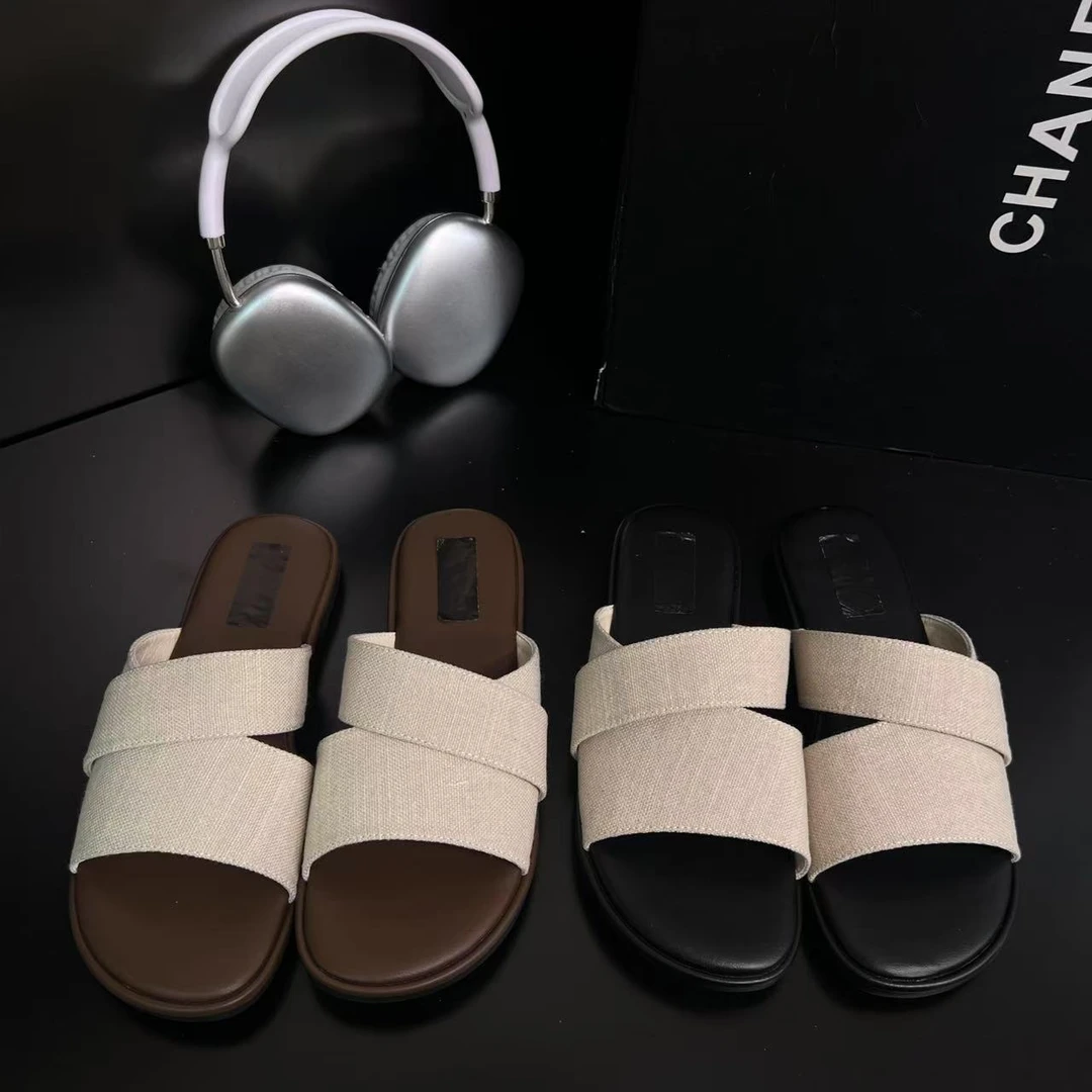 【瑞典海岸日】平底一字拖女2025夏季新款舒适软底外穿凉拖350-8