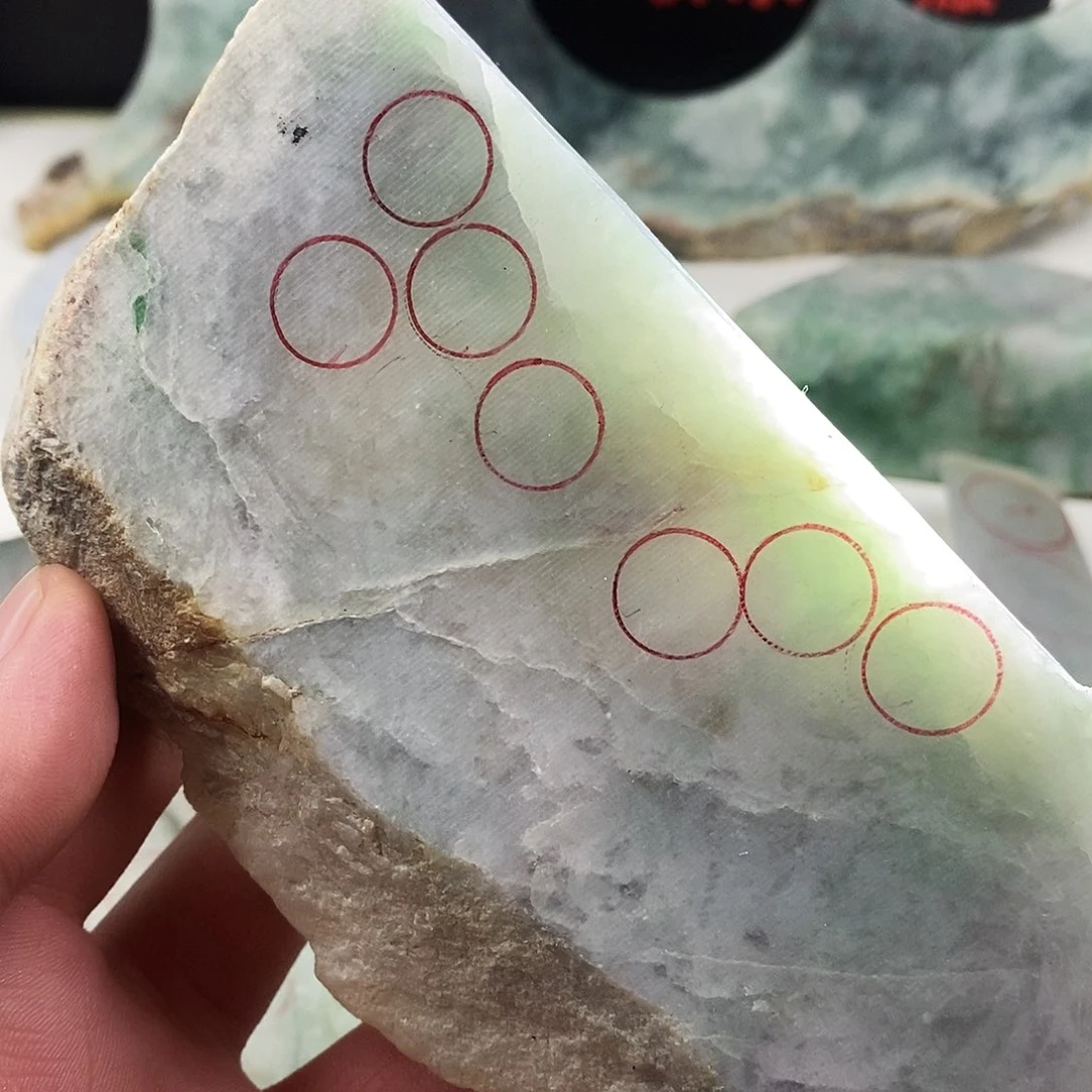 翡翠散珠天然缅甸翡翠a货1