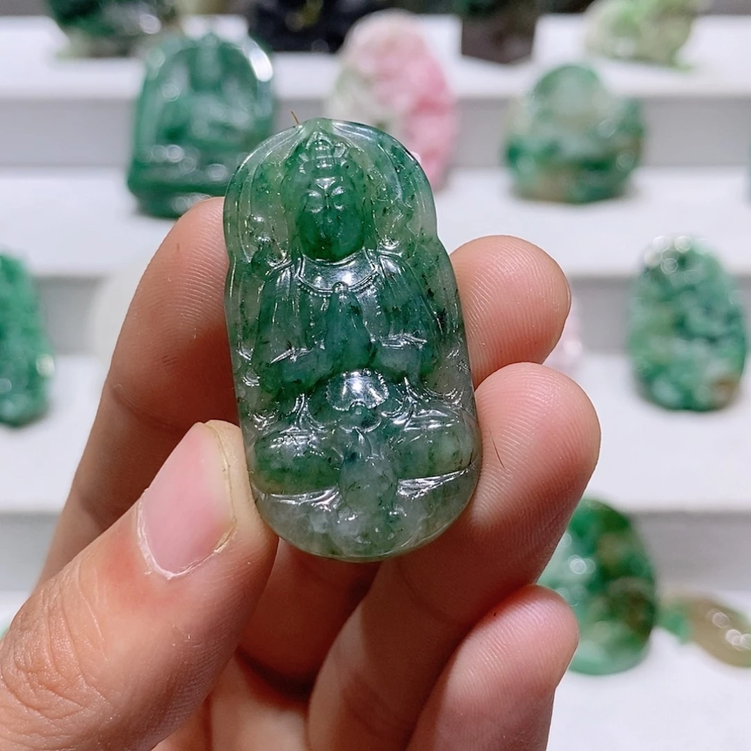 独山玉未镶嵌吊坠