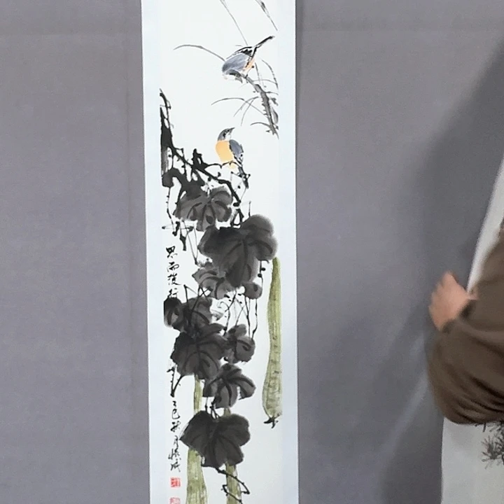 国画亲笔手绘放心去藏