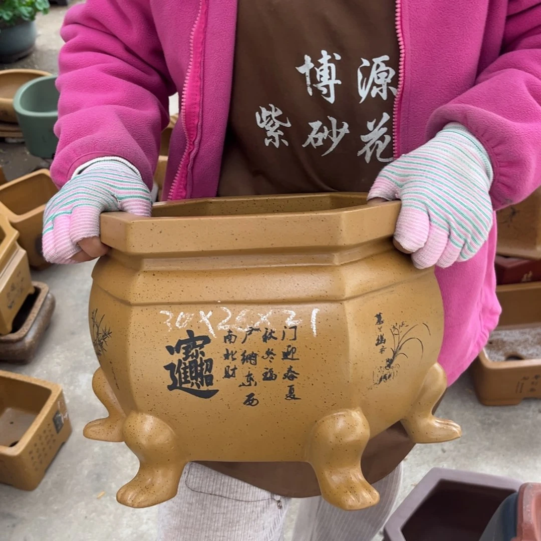 紫砂花盆盆景艺术