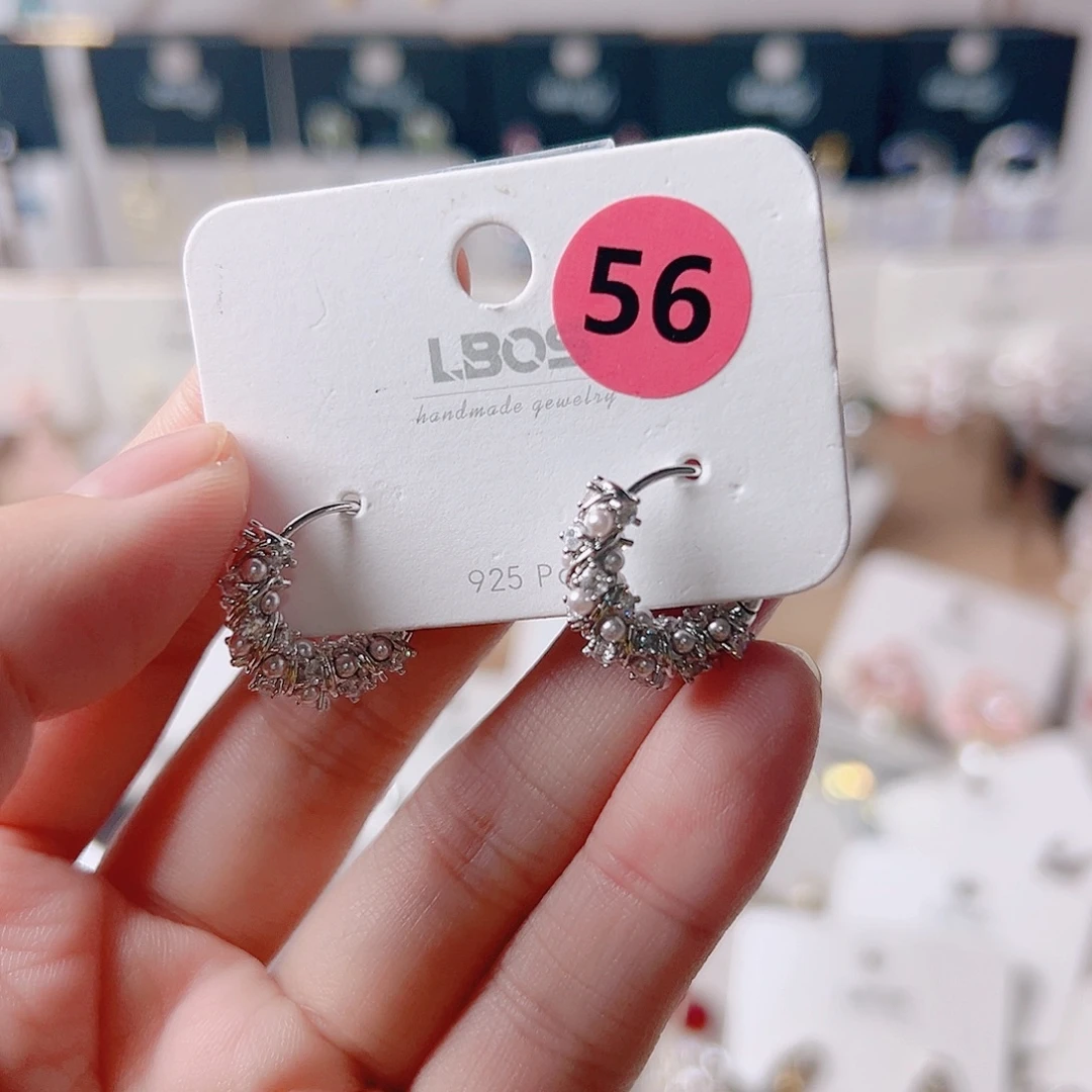 锆石纯铜合金耳环的