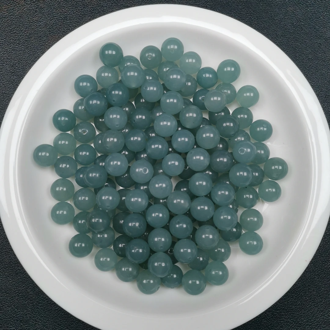 天然散珠w1484高冰蓝水10mm*10颗