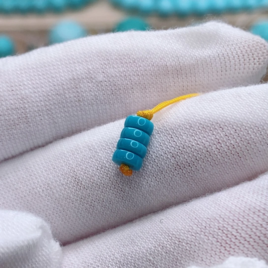 绿松石未镶嵌珠宝奇石4.7mm