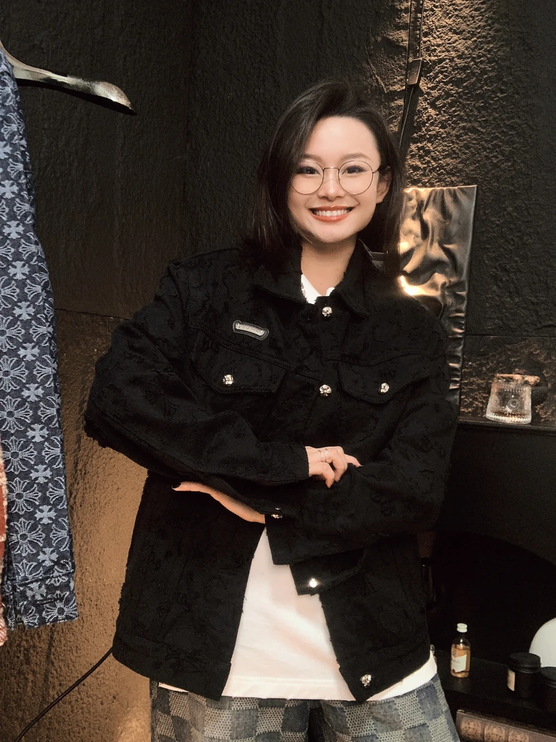 【1+】早春黑色休闲男牛仔外套时尚轻奢外套1061