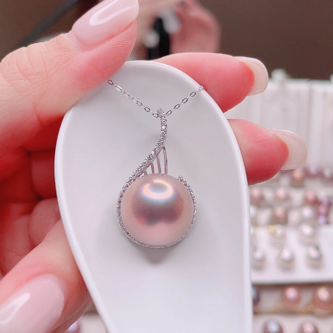 一***求吊坠(赠链)合金淡水珍珠