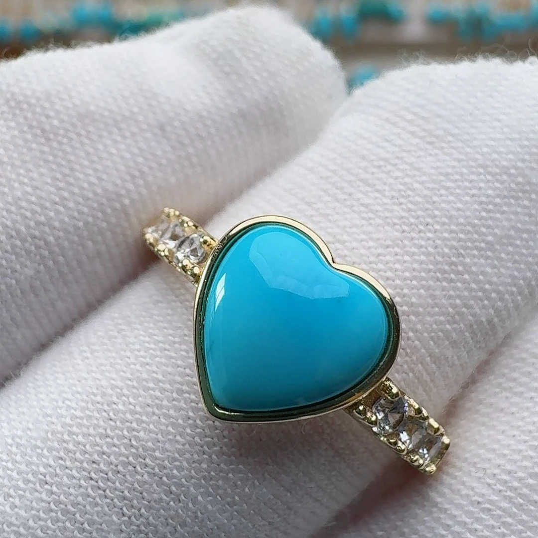 绿松石未镶嵌戒指