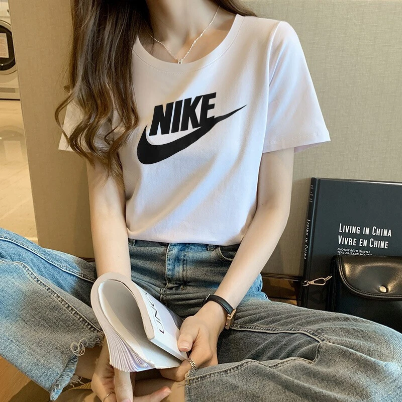 【商场同款】耐克2025新款女装运动短袖健身训练白色休闲T恤 DV6095