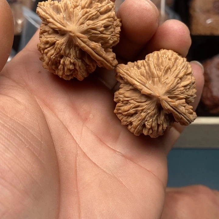 白***忙文玩核桃吊坠四座楼