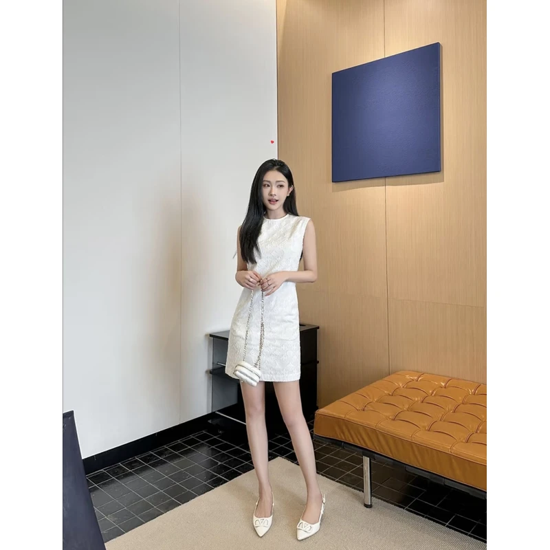 lbubu6月狂欢季【CC】马户家新款满花牛仔连衣裙