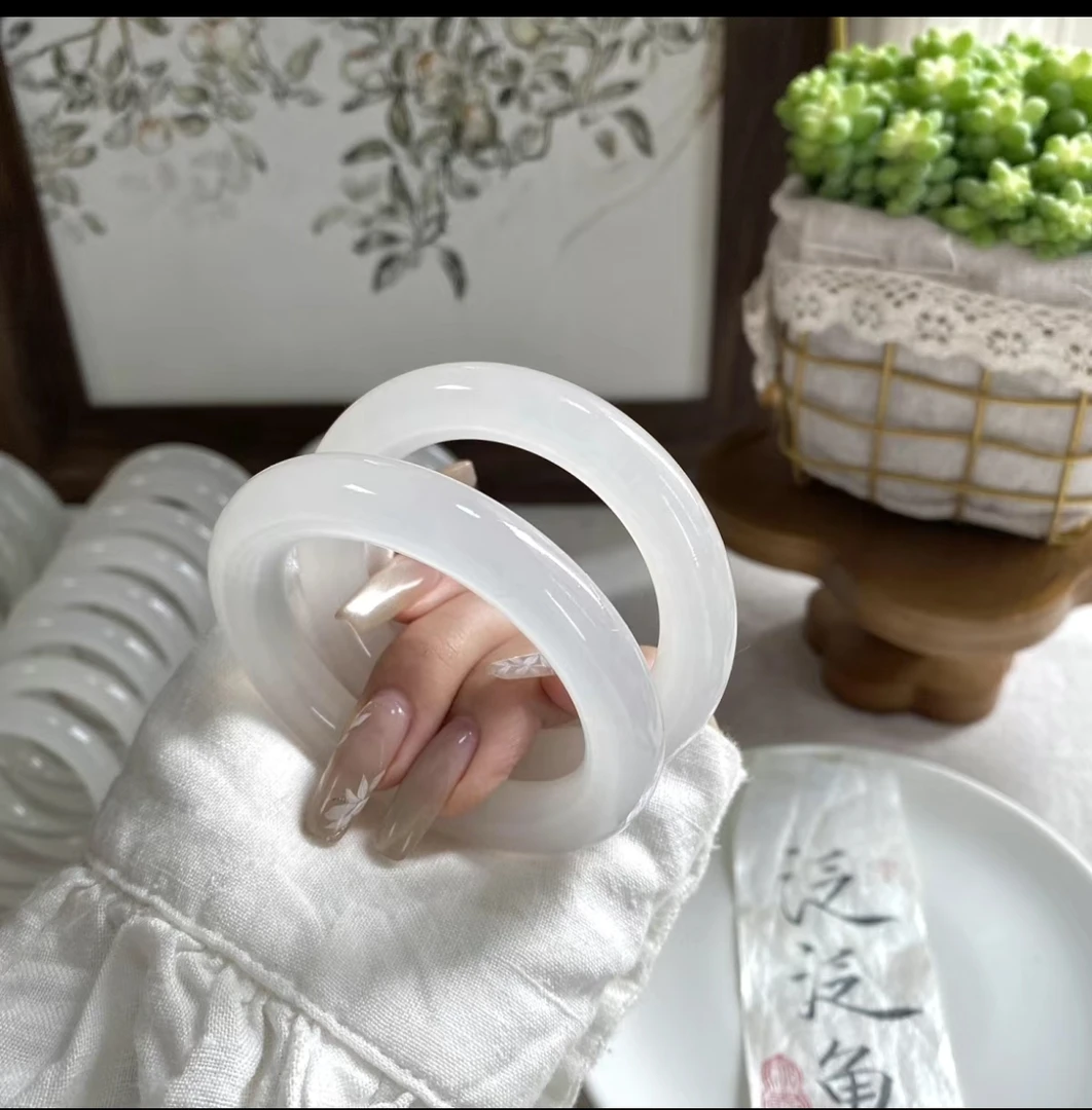 石英岩玉民族风白色女少女风