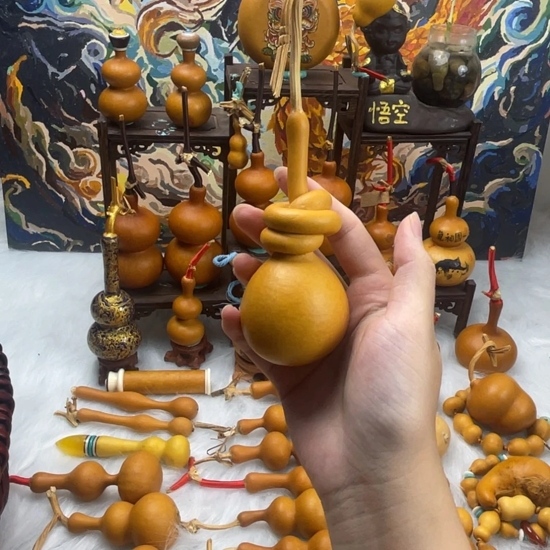 静***玉手把扣子葫芦一一