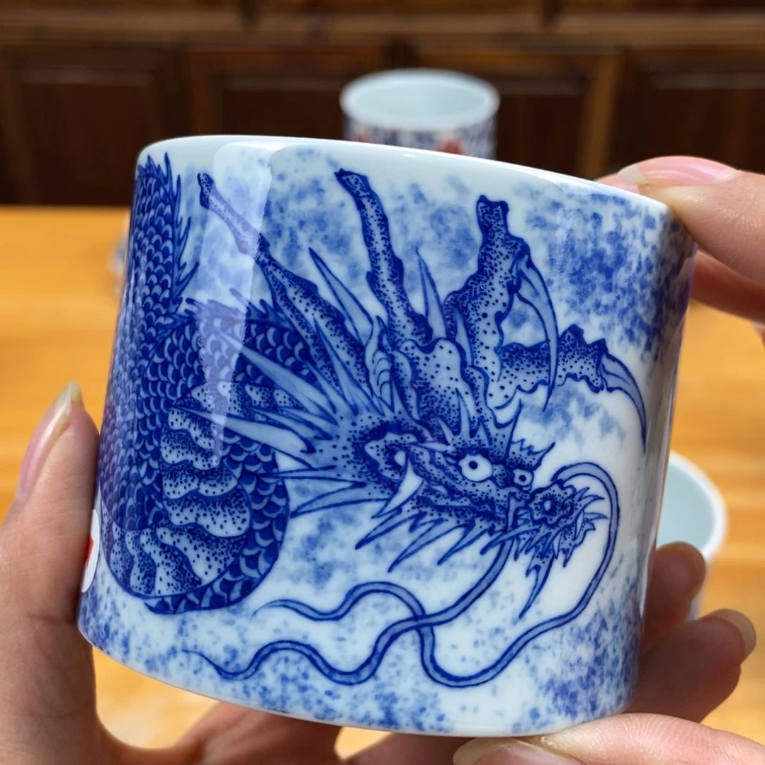 手绘现代茶具非古董