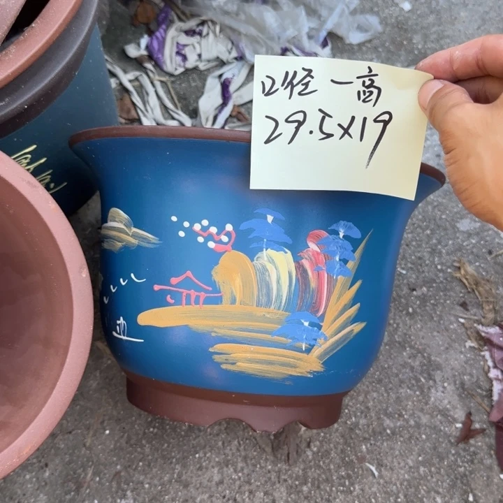 紫砂花盆特价清仓