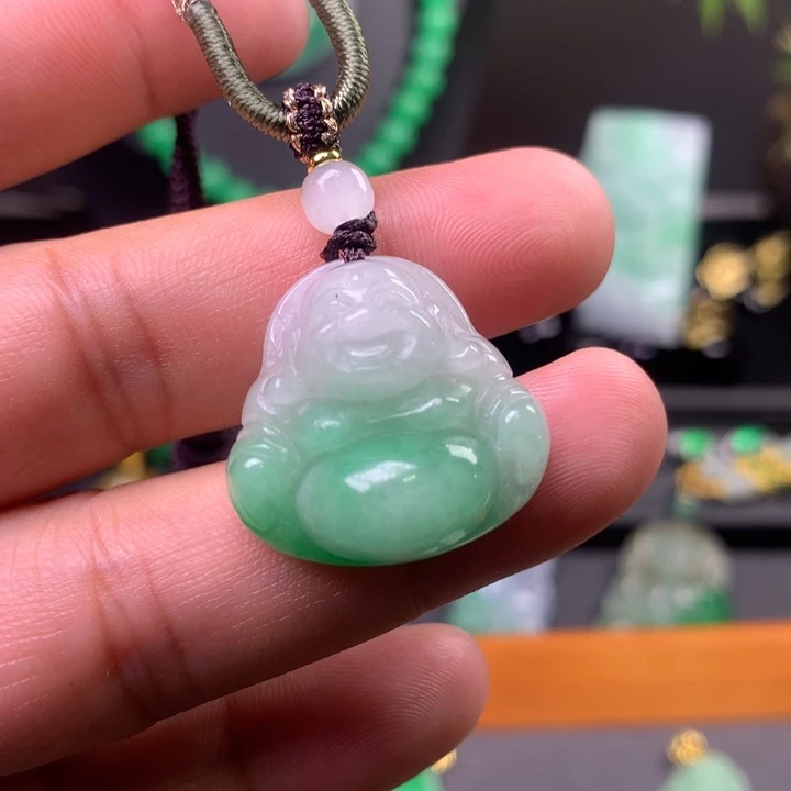 翡翠未镶嵌颈饰吊坠