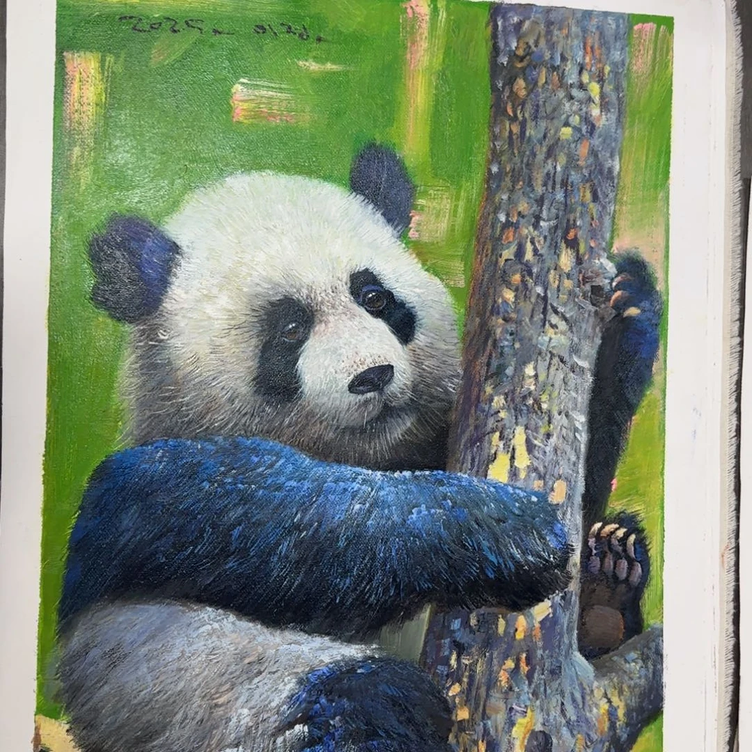 油画加油加油努力加油加油