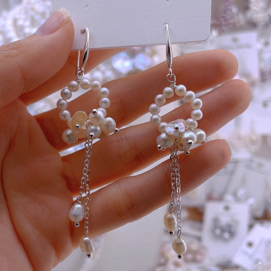 未镶嵌耳饰淡水珍珠