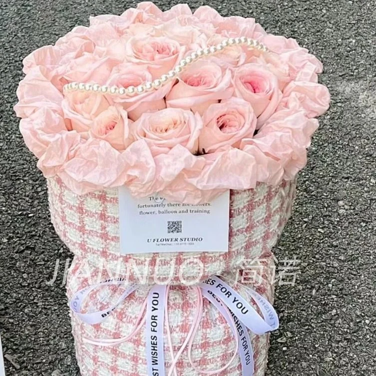 【风很温柔】11朵粉玫瑰小香风花束花店生日鲜花花束送花上门，鲜花店生日礼物花束情人节