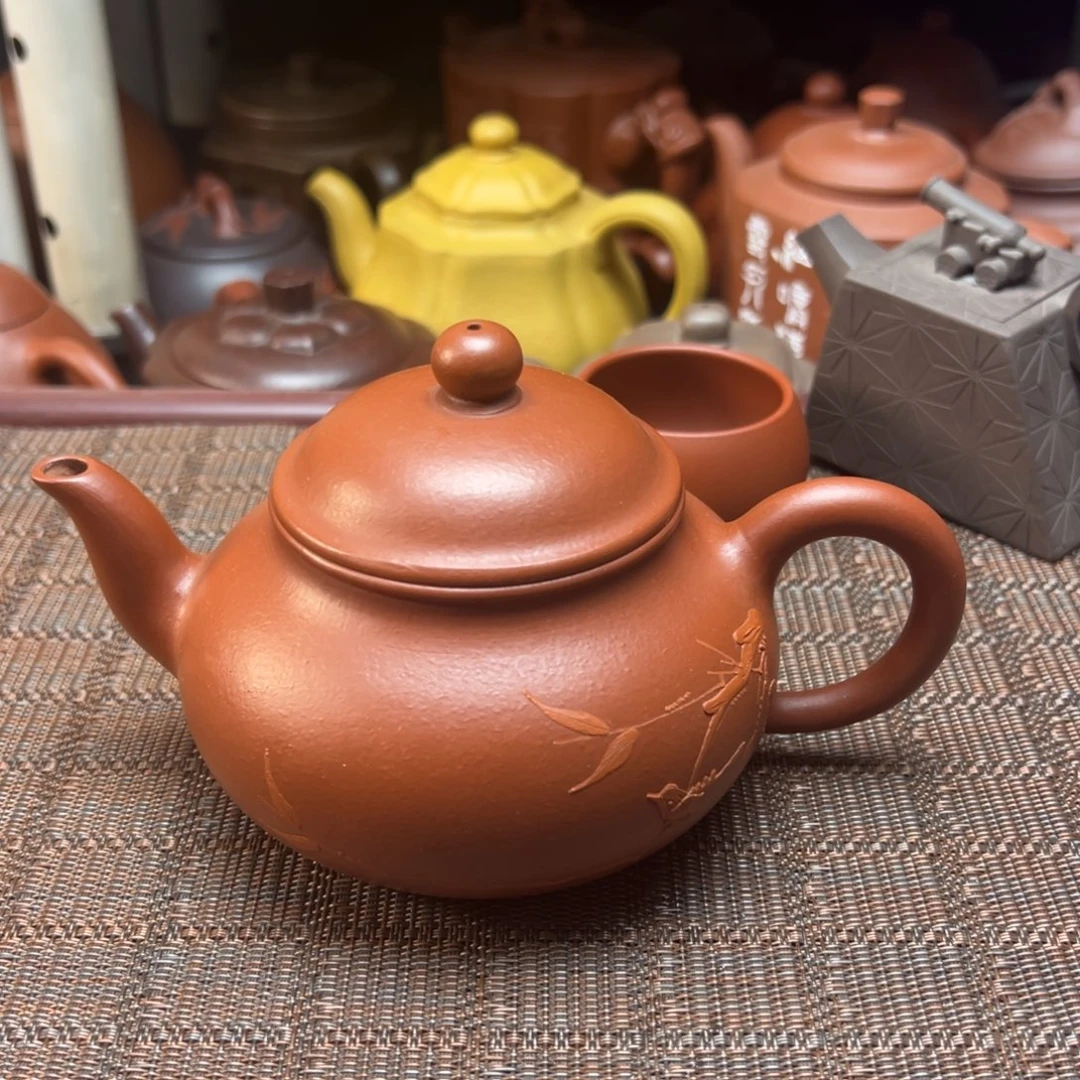 紫砂茶壶宜兴原矿紫砂壶350毫升容量
